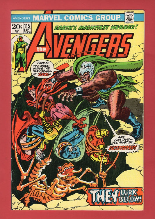 Avengers #115 (Sep 1973), 7.0 FN/VF