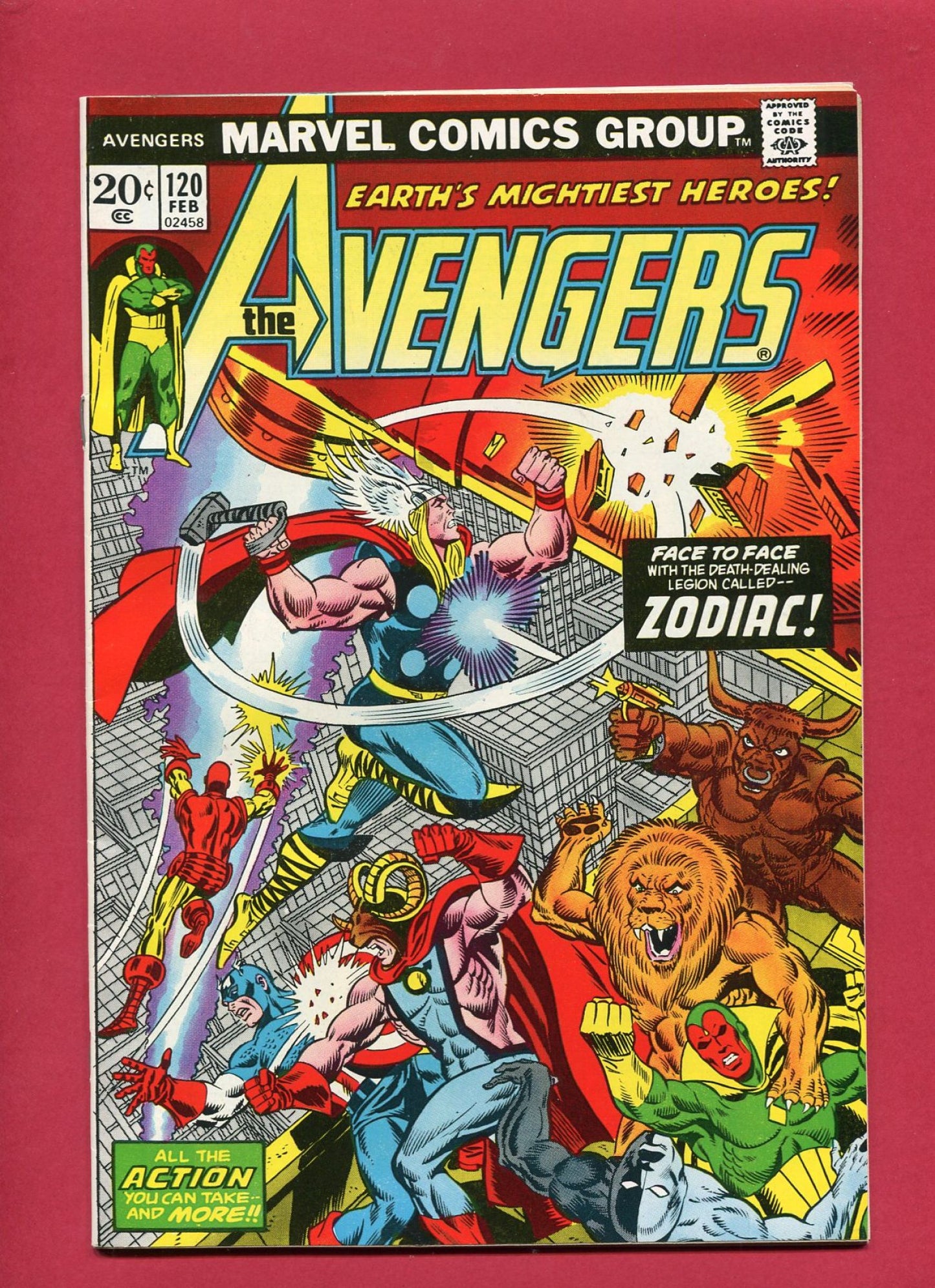 Avengers #120 (Feb 1974), 8.0 VF