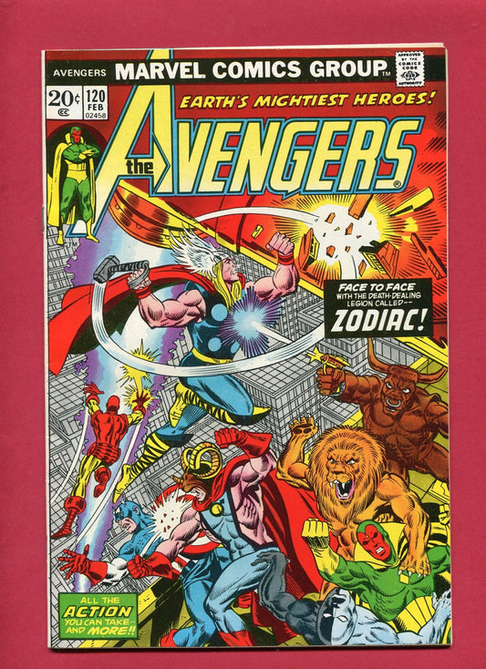 Avengers #120 (Feb 1974), 8.0 VF