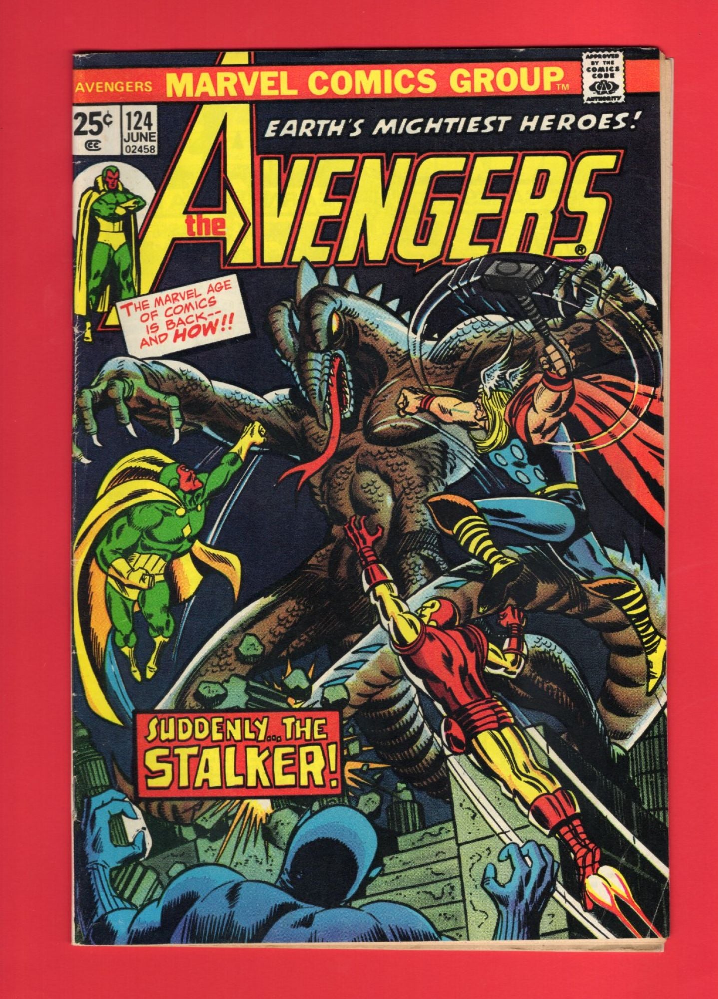 Avengers #124 (Jun 1974), 6.0 FN