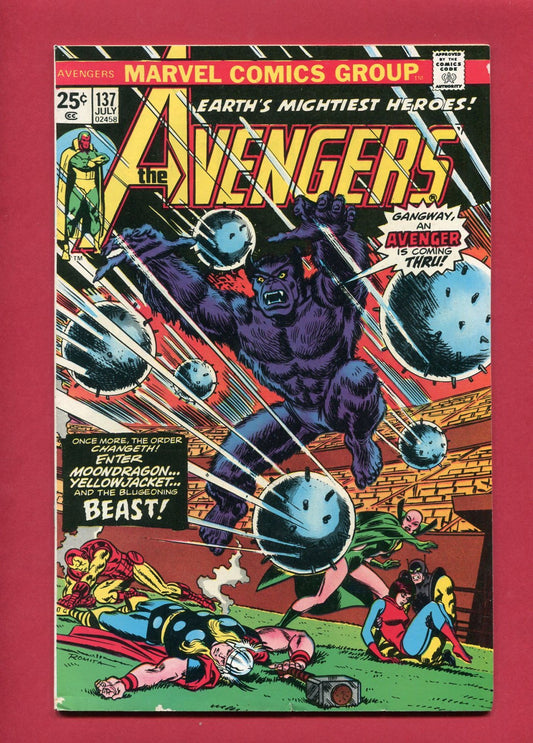 Avengers #137 (Jul 1975), 7.5 VF-
