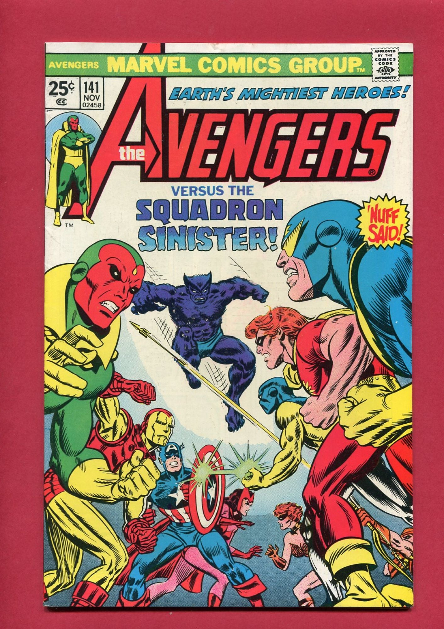 Avengers #141 (Nov 1975), 7.0 FN/VF