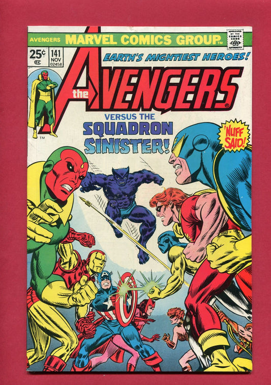 Avengers #141 (Nov 1975), 7.0 FN/VF
