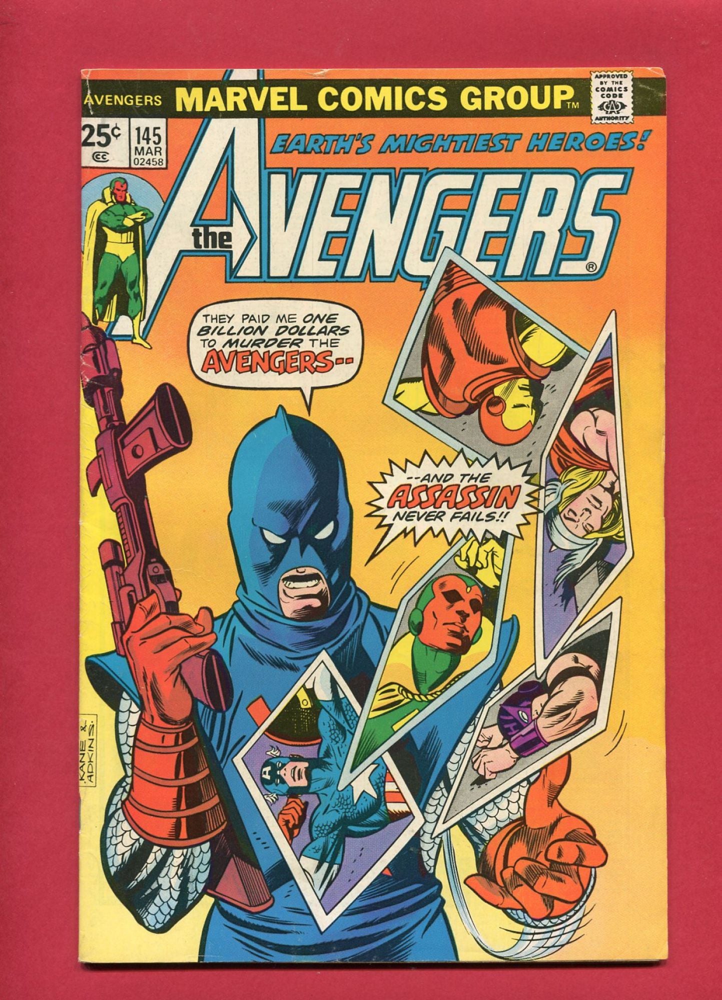 Avengers #145 (Mar 1976), 6.5 FN+