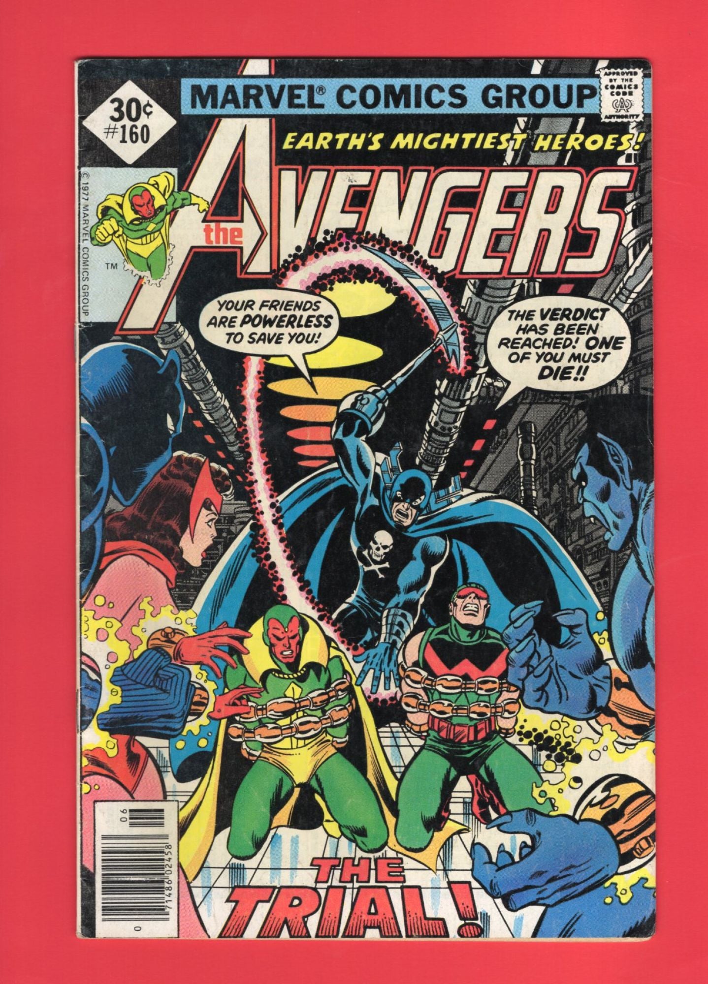 Avengers #160 (Jun 1977), 6.0 FN Newsstand