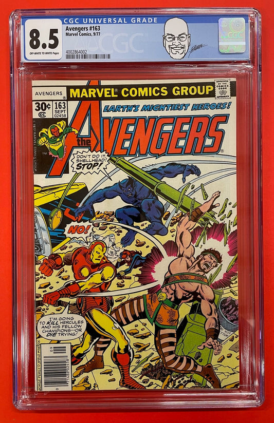 Avengers #163 (Sep 1977), 8.5 VF+ CGC Blue Label