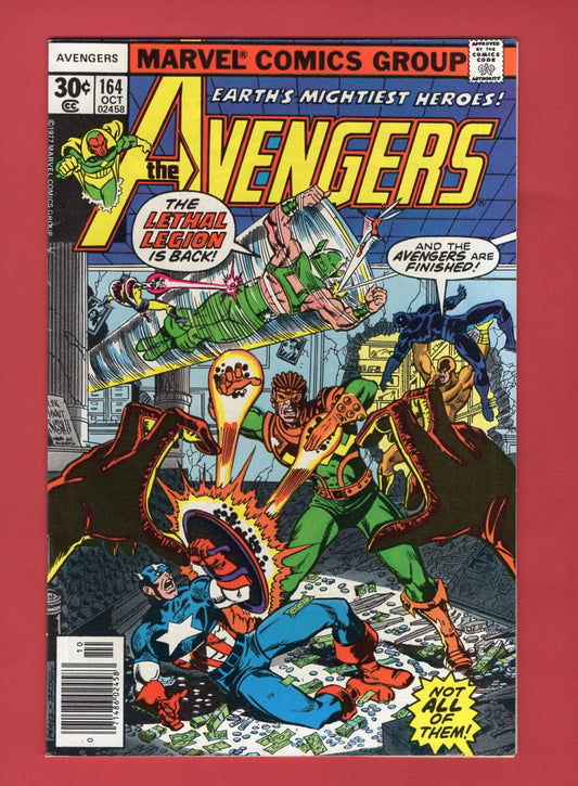Avengers #164 (Oct 1977), 8.0 VF Newsstand