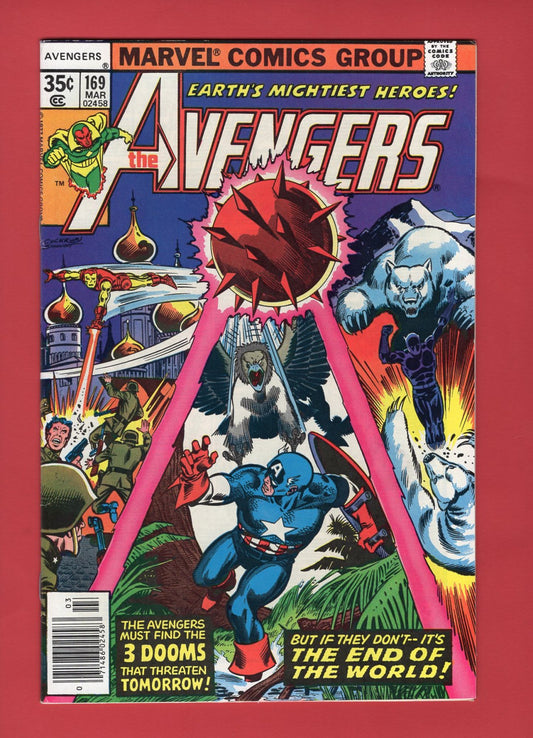 Avengers #169 (Mar 1978), 8.0 VF Newsstand