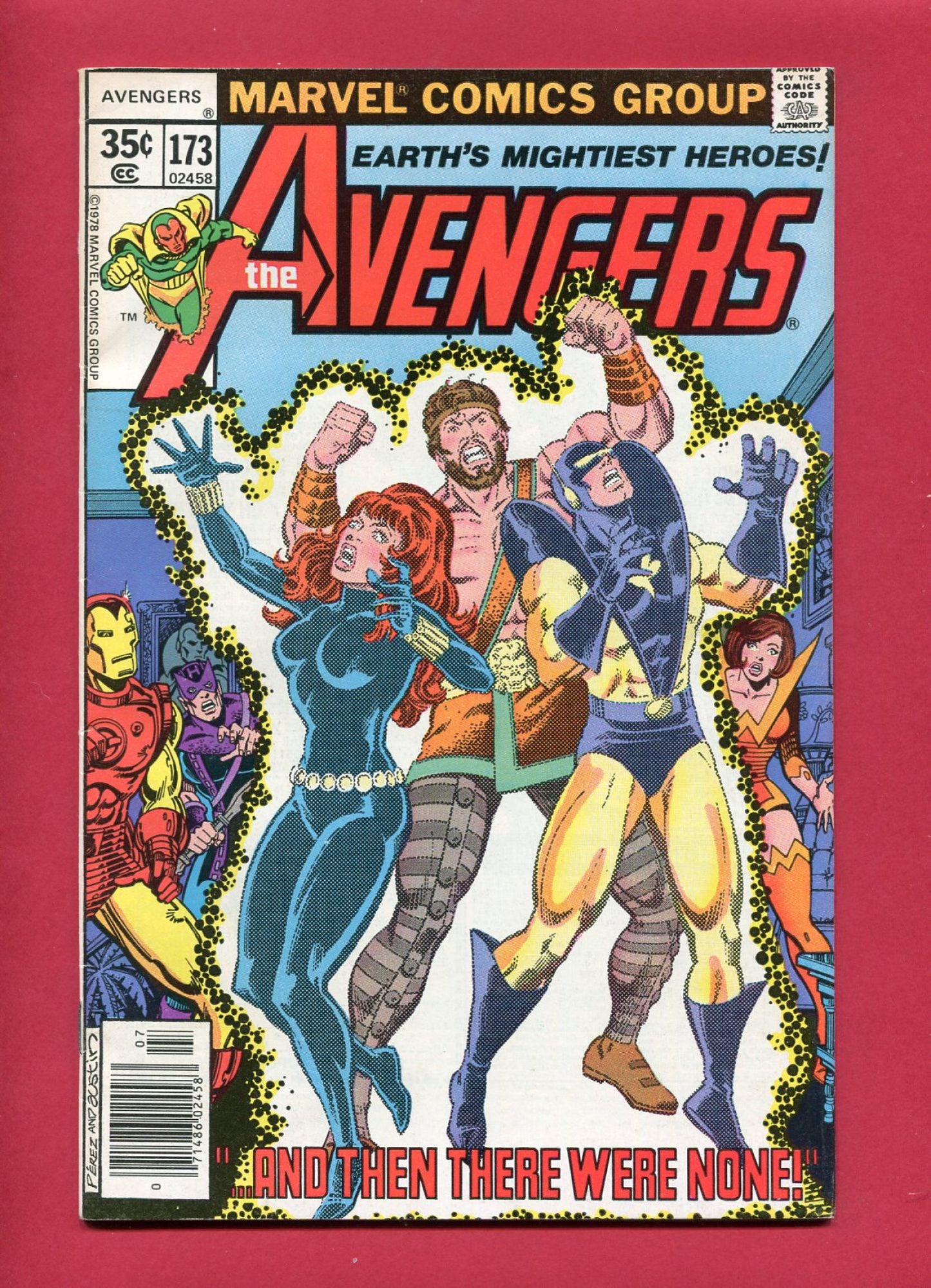 Avengers #173 (Jul 1978), 8.5 VF+ Newsstand