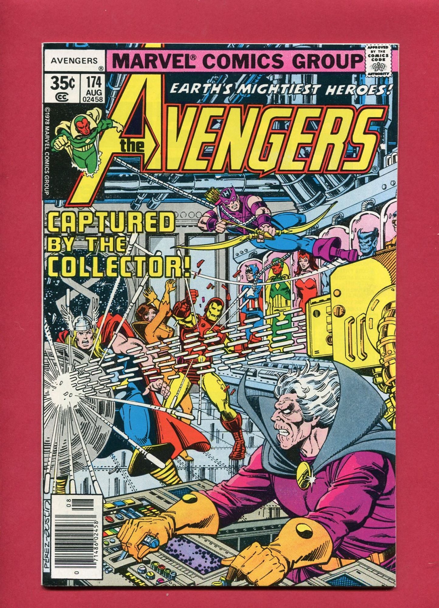 Avengers #174 (Aug 1978), 9.2 NM- Newsstand