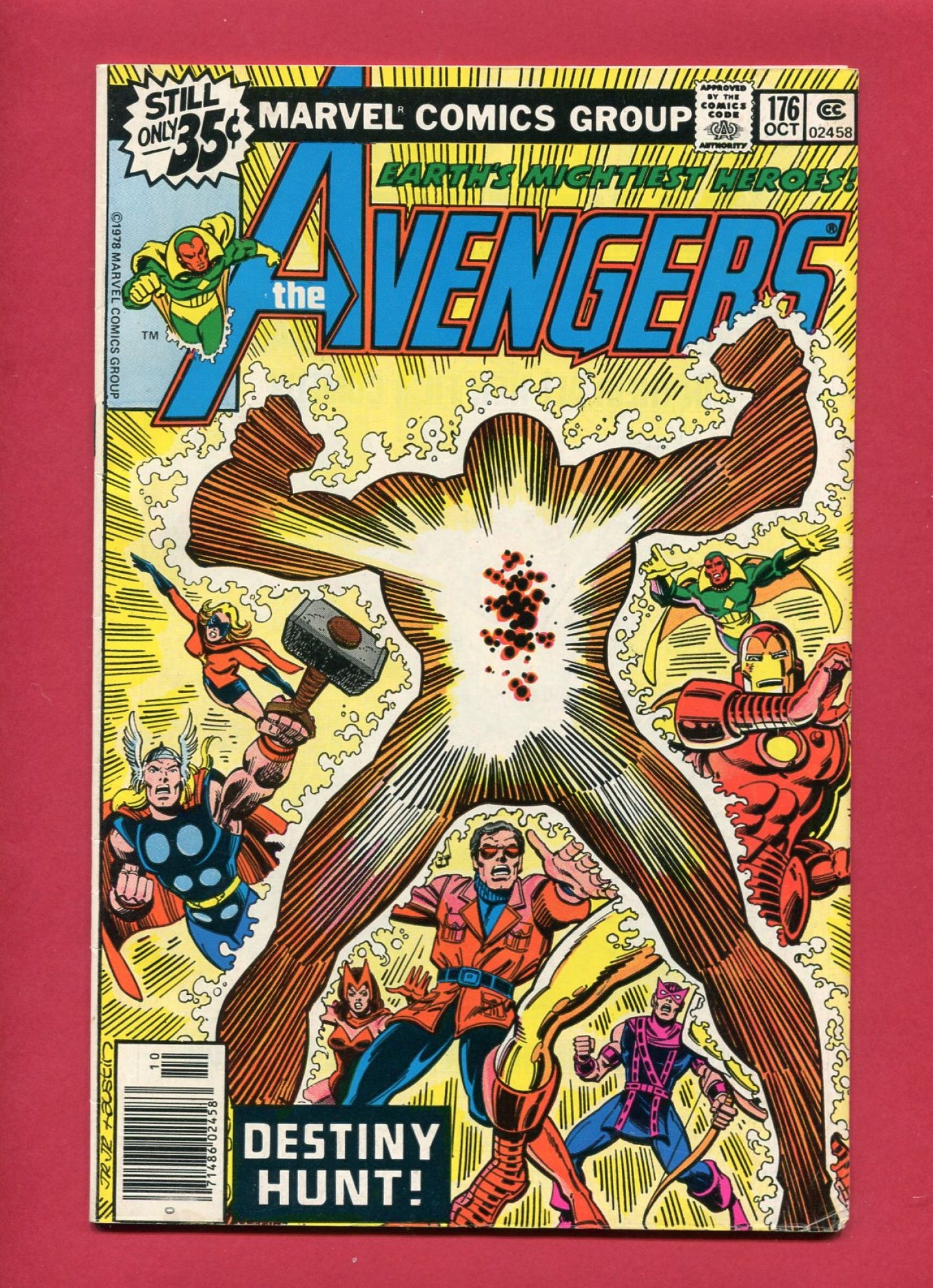 Avengers #176 (Oct 1978), 7.5 VF- Newsstand
