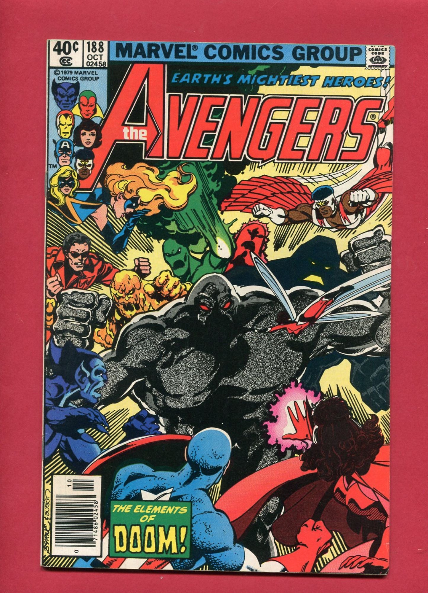 Avengers #188 (Oct 1979), 8.5 VF+ Newsstand