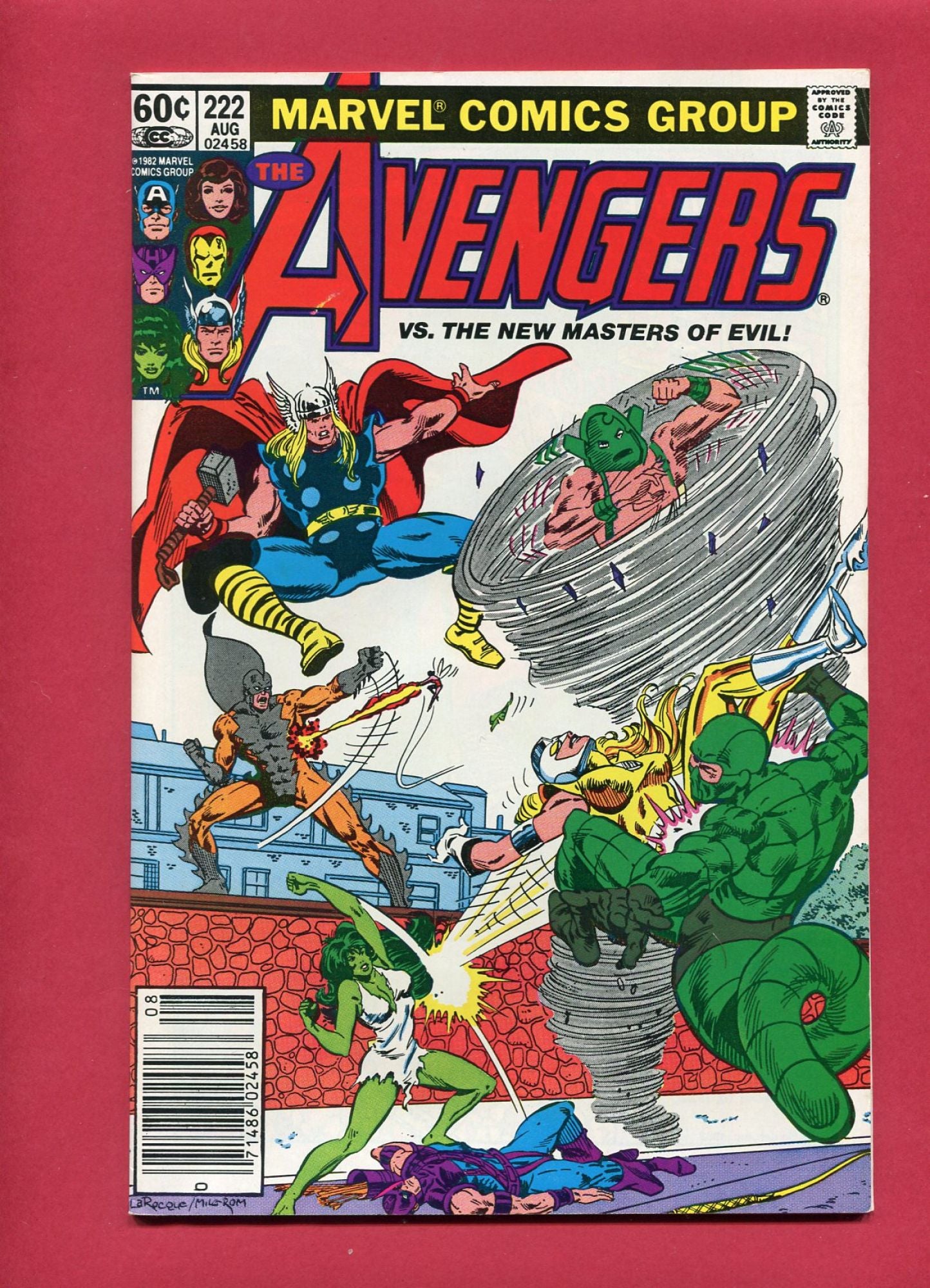 Avengers #222 (Aug 1982), 7.5 VF- Newsstand