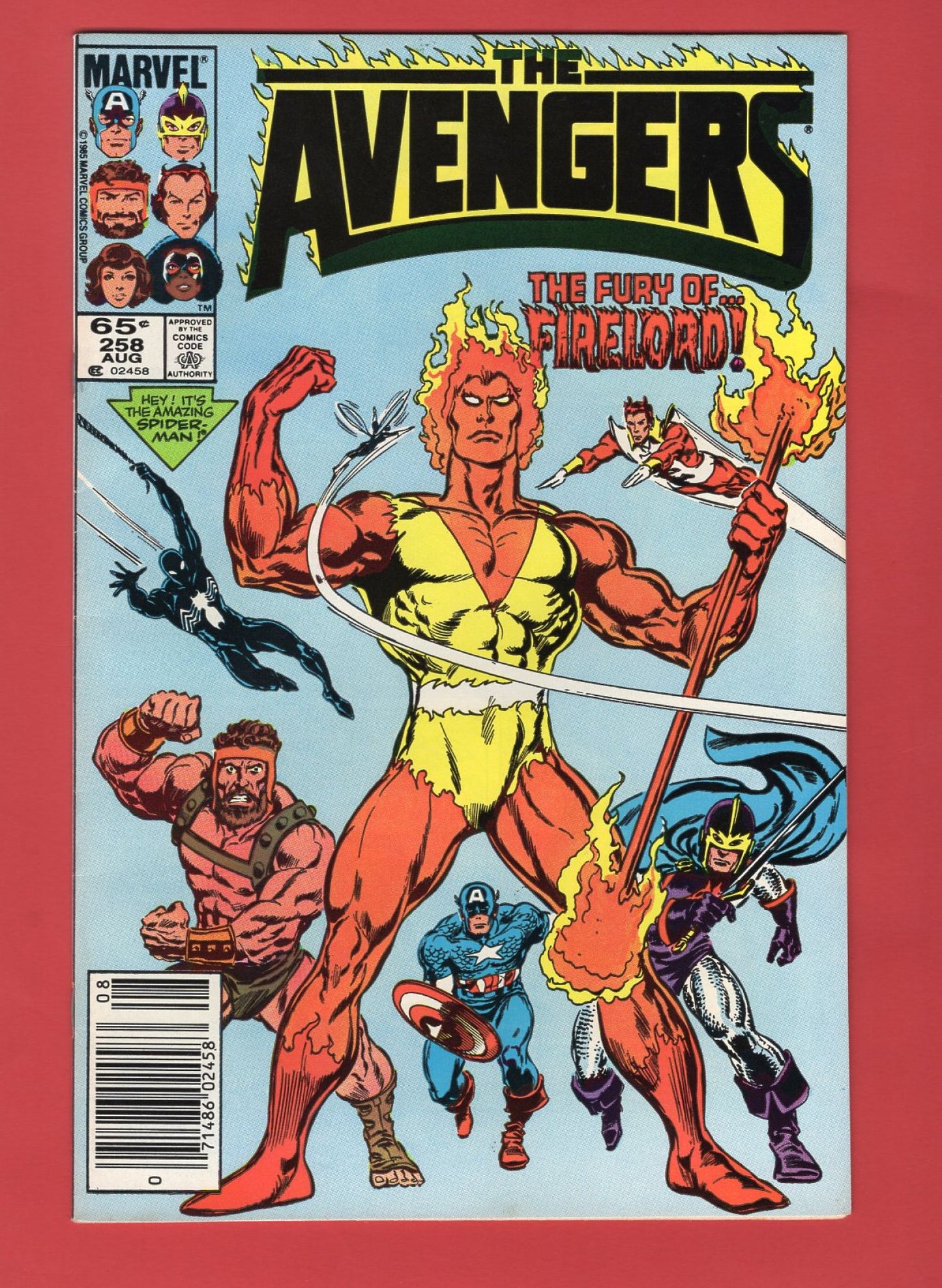 Avengers #258 (Aug 1985), 8.0 VF Newsstand