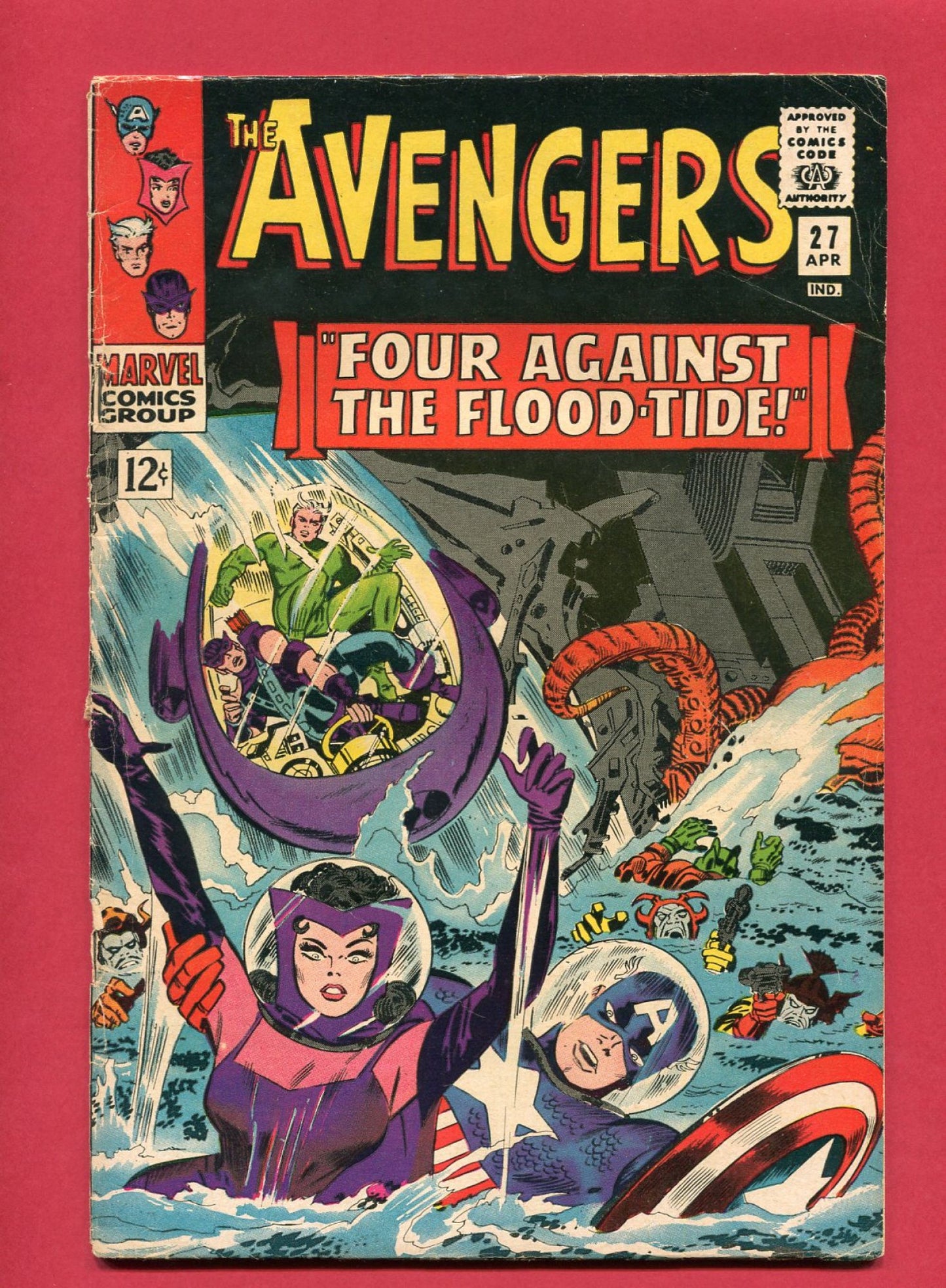 Avengers #27 (Apr 1966), 5.5 FN-