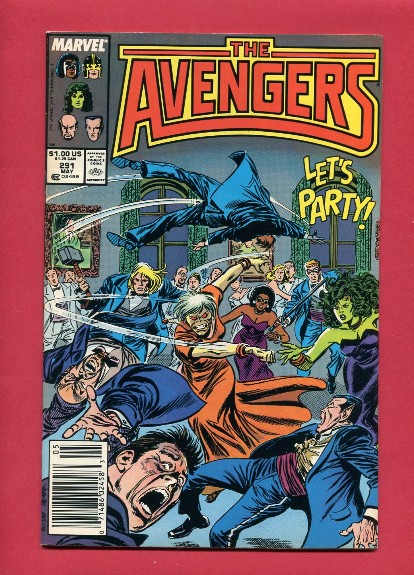 Avengers #291 (May 1988), 8.0 VF Newsstand