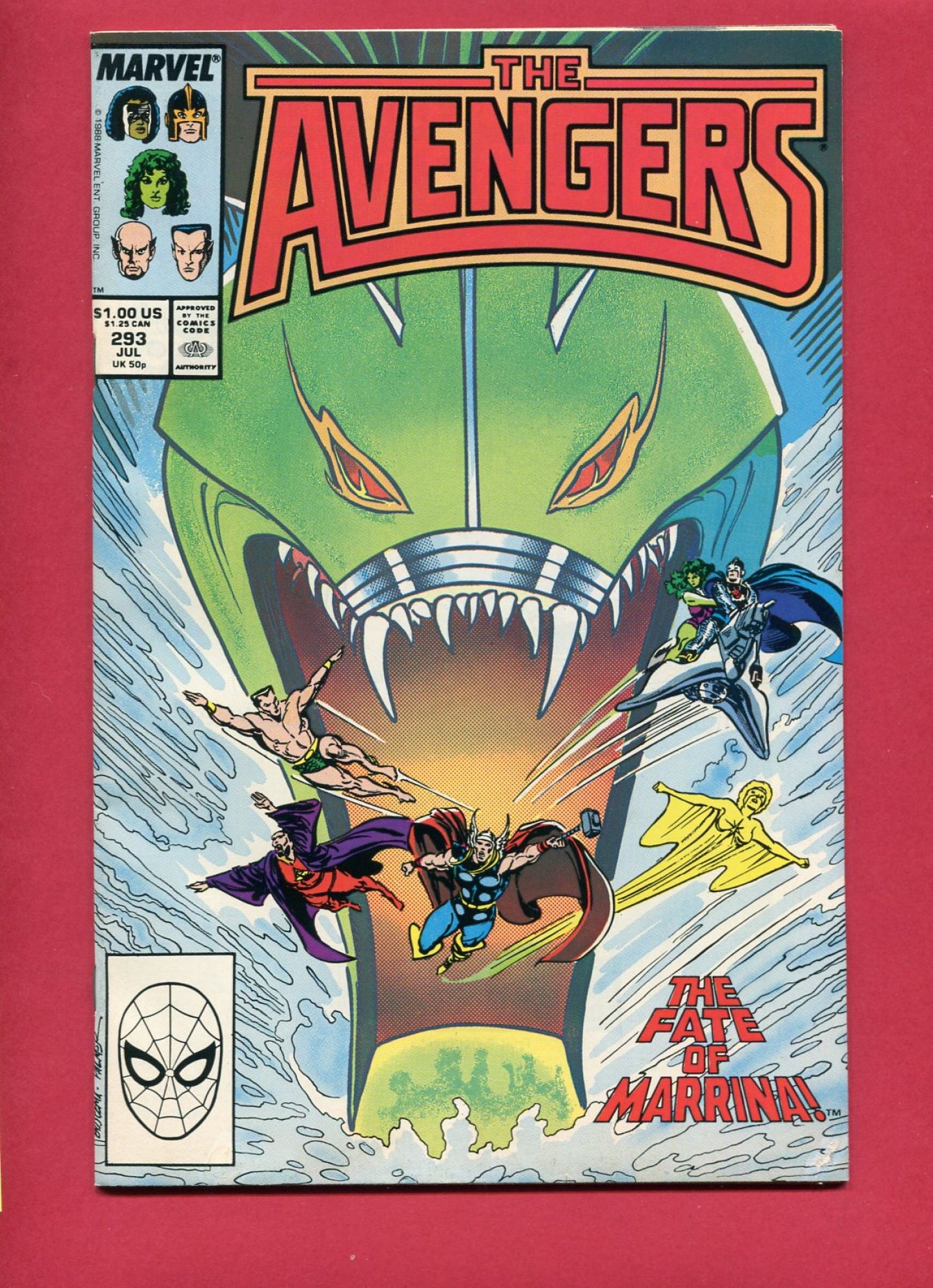 Avengers #293 (Jul 1988), 8.5 VF+