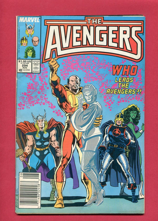 Avengers #294 (Aug 1988), 5.0 VG/FN Newsstand