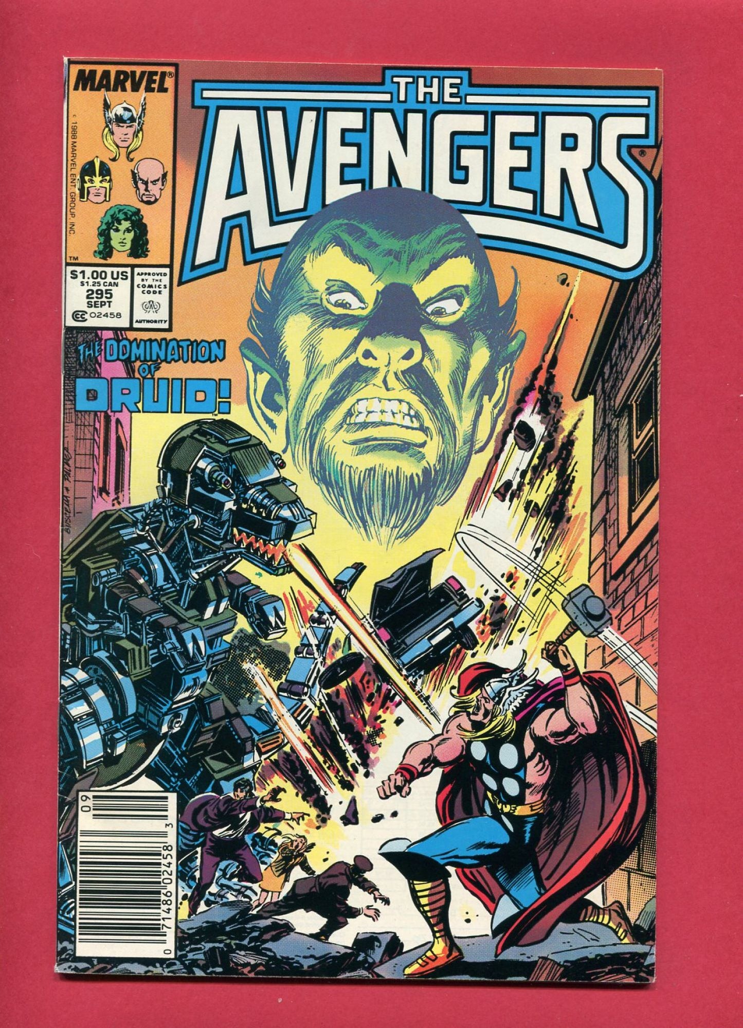 Avengers #295 (Sep 1988), 9.2 NM- Newsstand