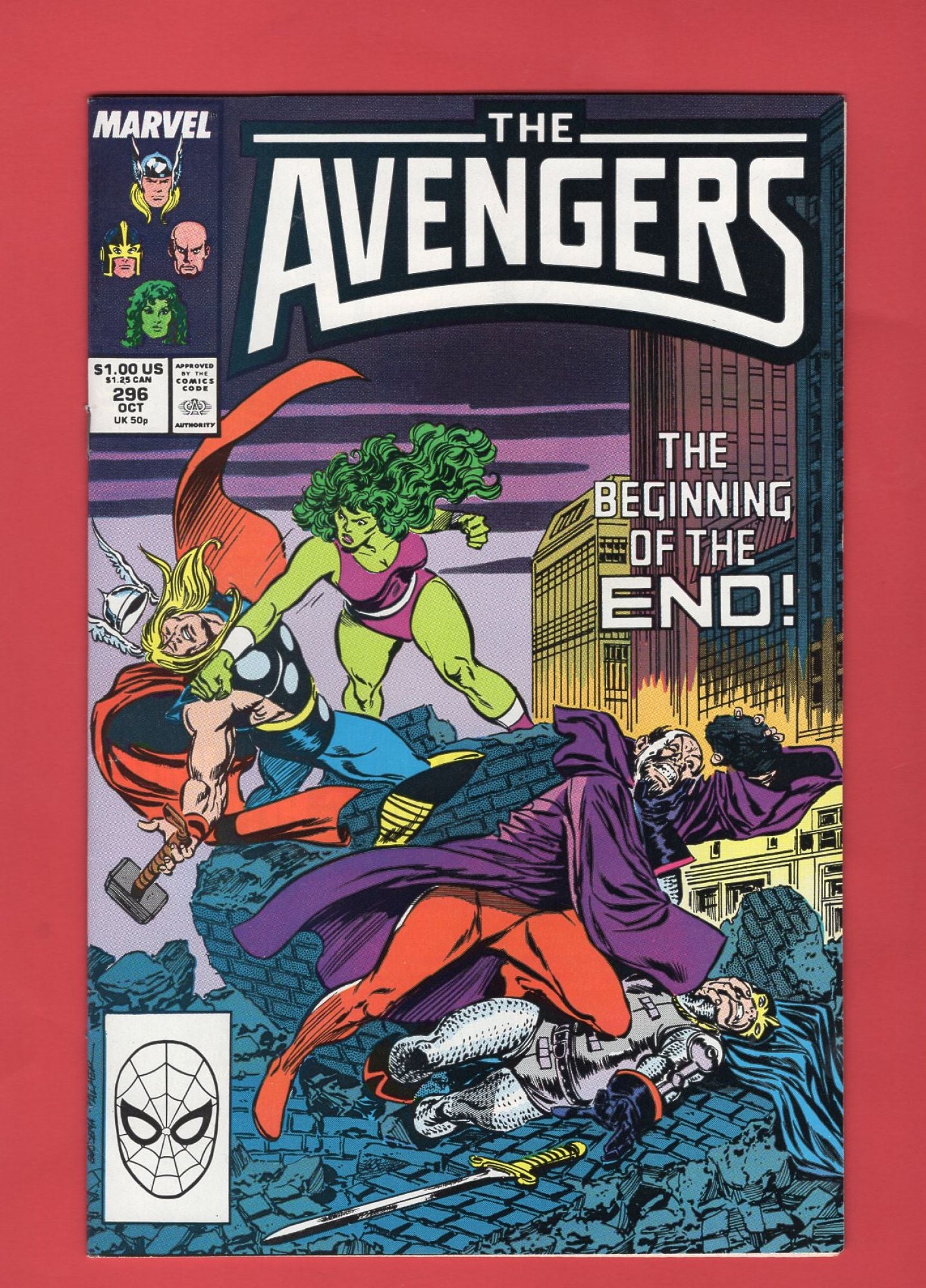 Avengers #296 (Oct 1988), 8.5 VF+