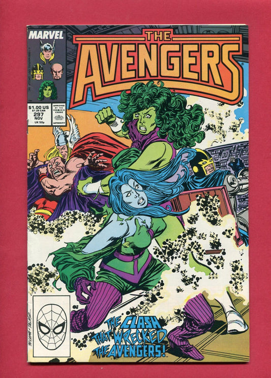 Avengers #297 (Nov 1988), 8.5 VF+