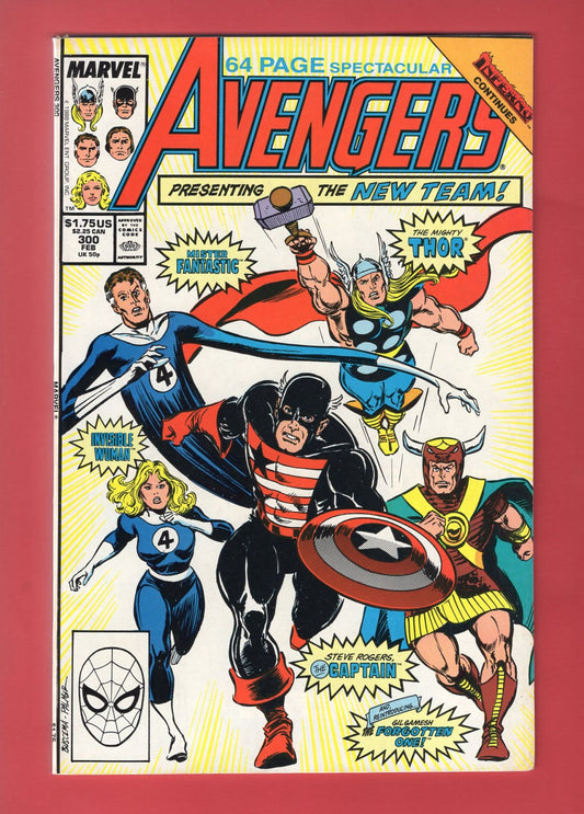 Avengers #300 (Feb 1989), 8.5 VF+