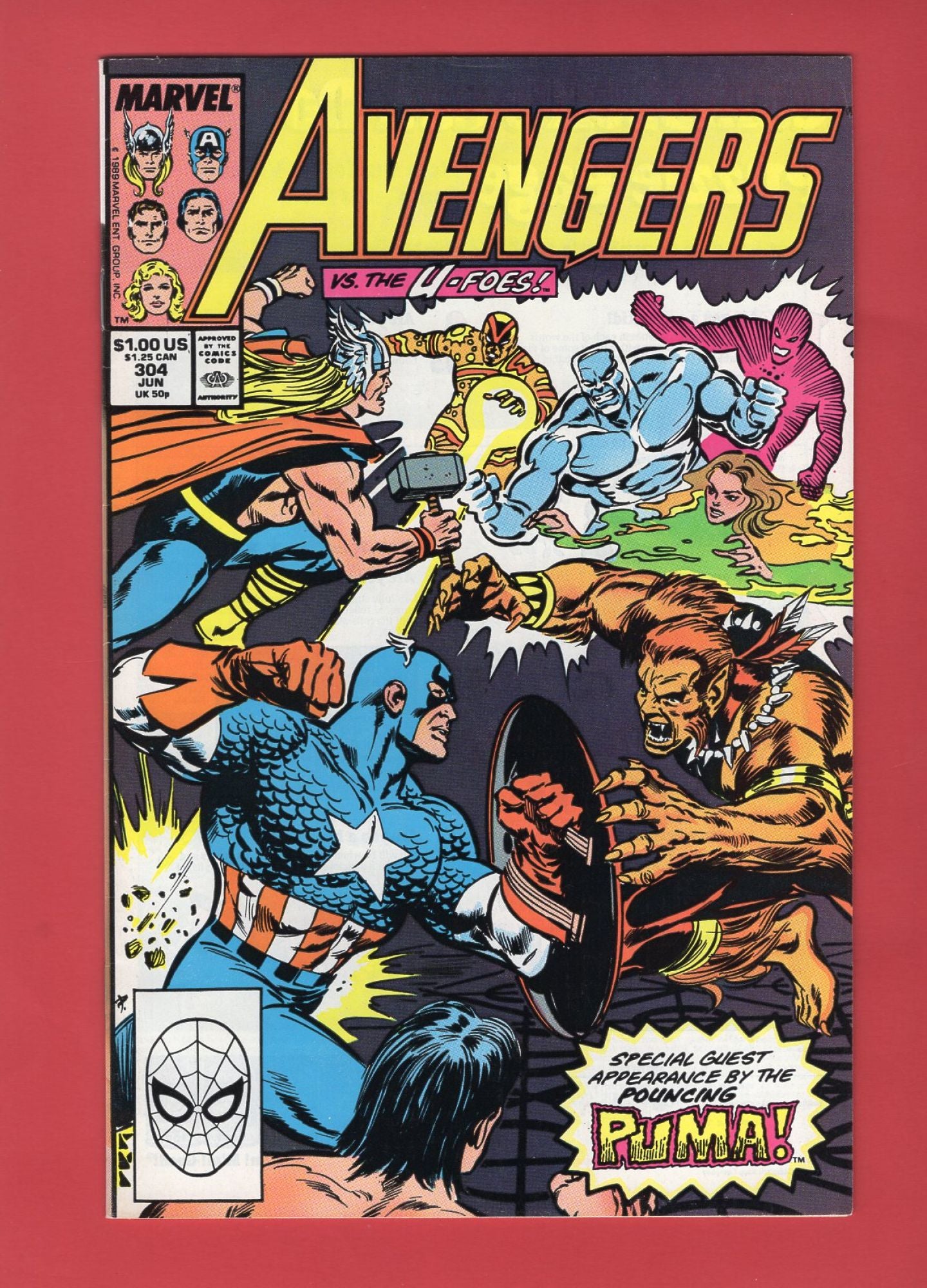 Avengers #304 (Jun 1989), 8.0 VF