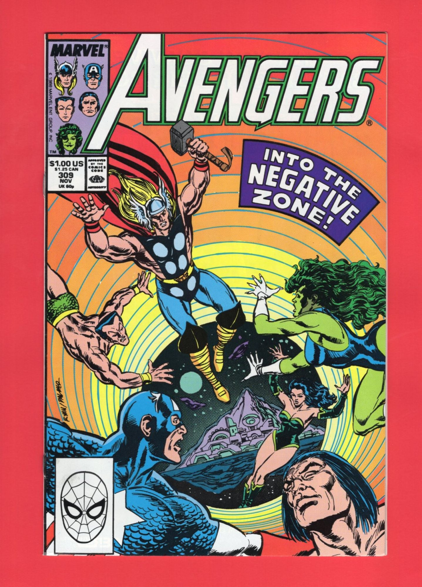 Avengers #309 (Nov 1989), 9.2 NM-