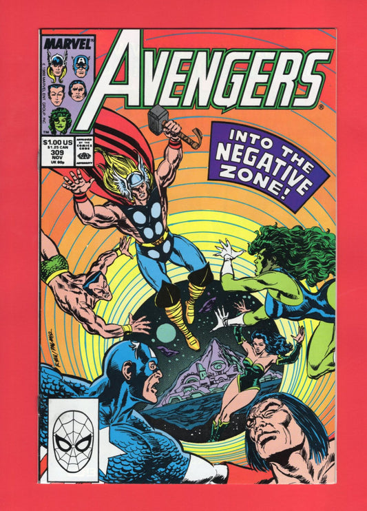 Avengers #309 (Nov 1989), 9.2 NM-