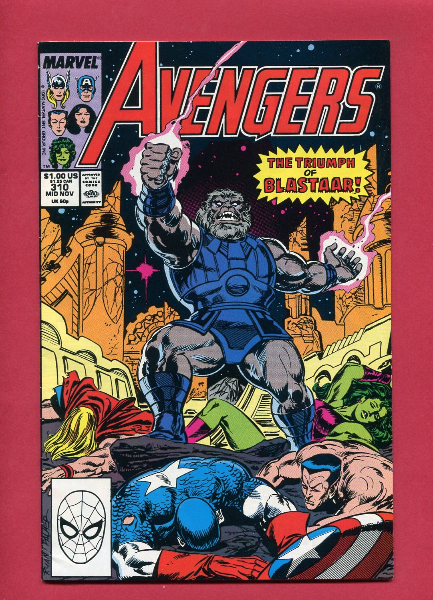 Avengers #310 (Nov 1989), 6.5 FN+