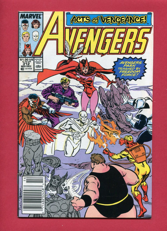 Avengers #312 (Dec 1989), 7.5 VF- Newsstand