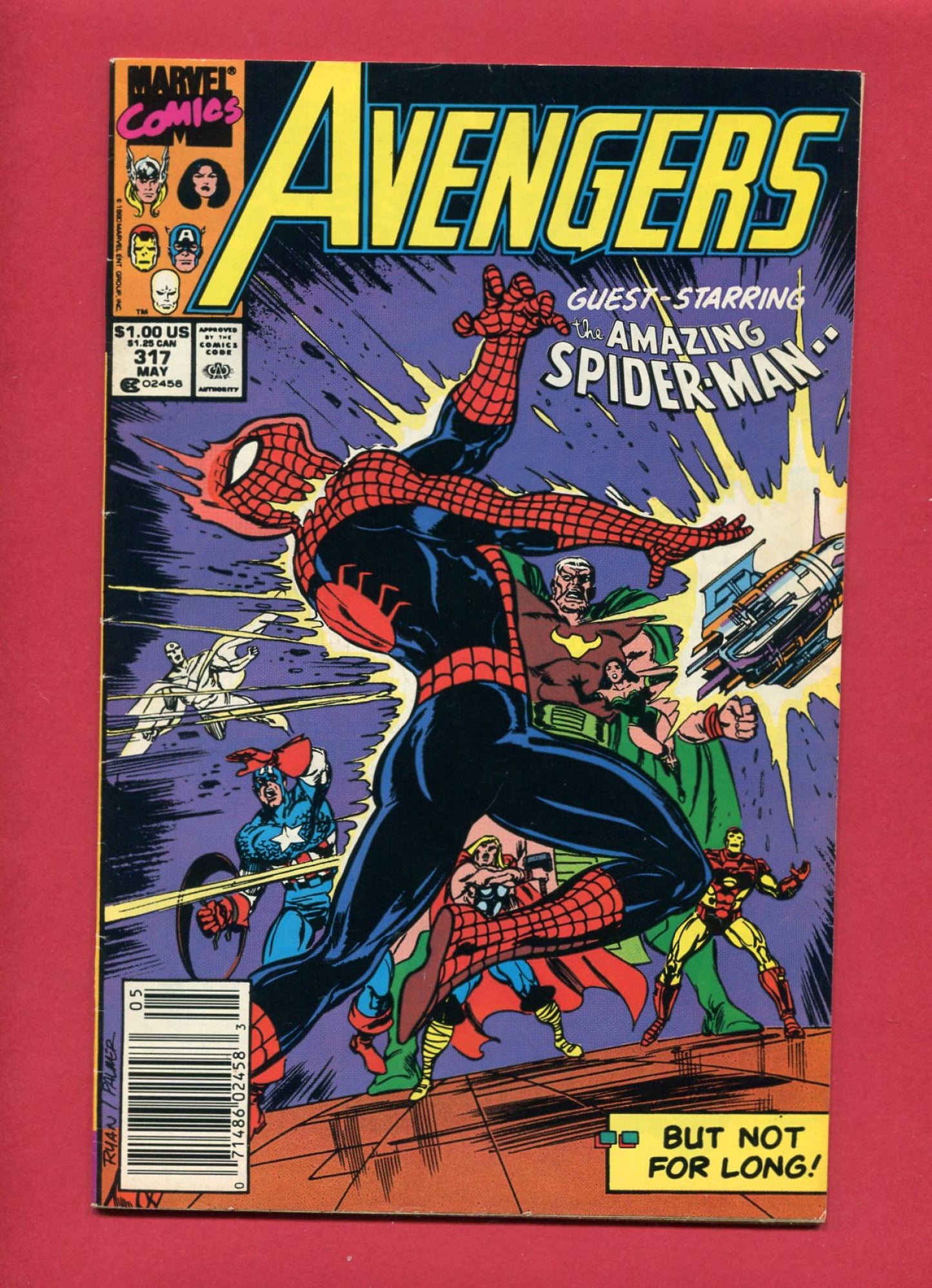 Avengers #317 (May 1990), 8.0 VF Newsstand