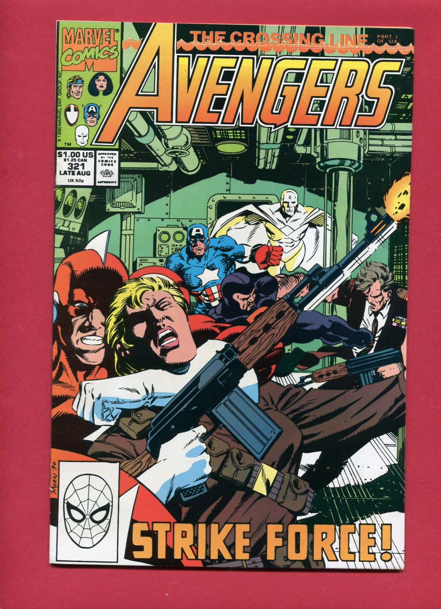 Avengers #321 (Aug 1990), 8.0 VF