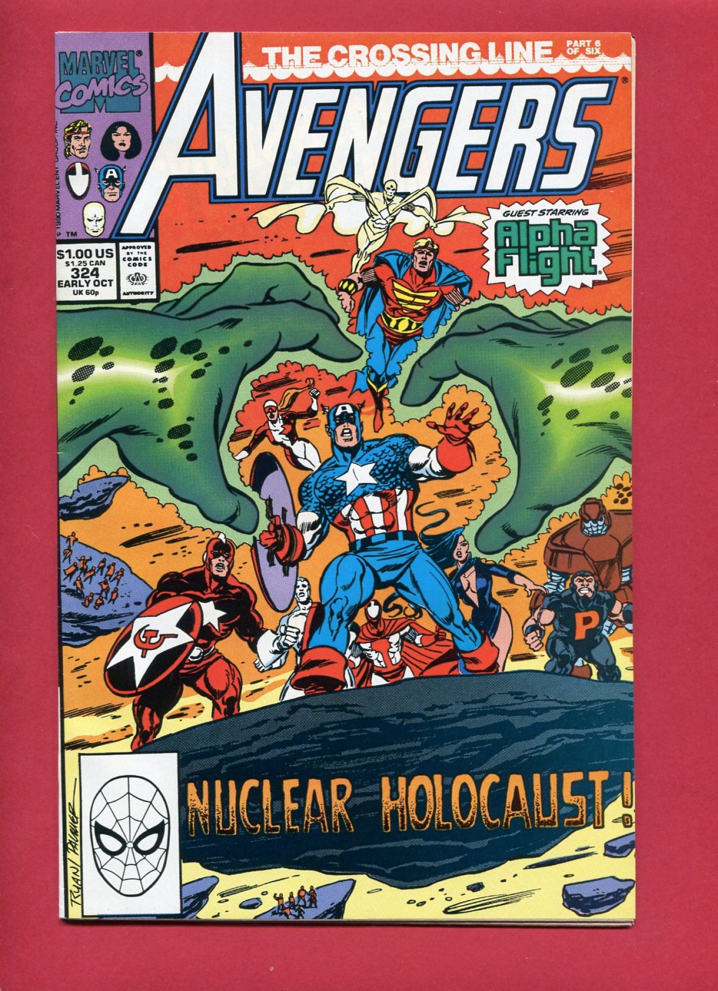 Avengers #324 (Oct 1990), 8.0 VF