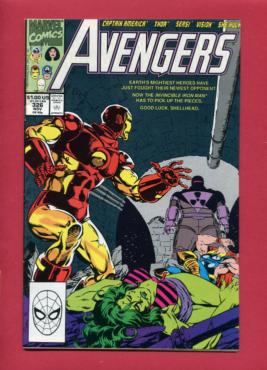 Avengers #326 (Nov 1990), 8.0 VF