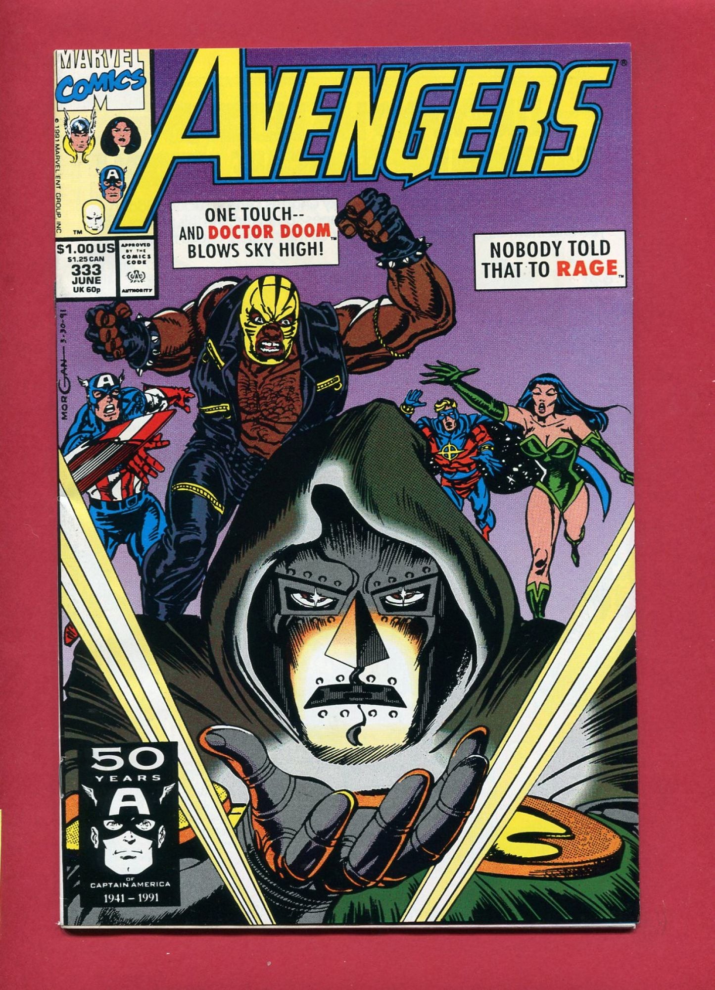Avengers #333 (Jun 1991), 8.0 VF