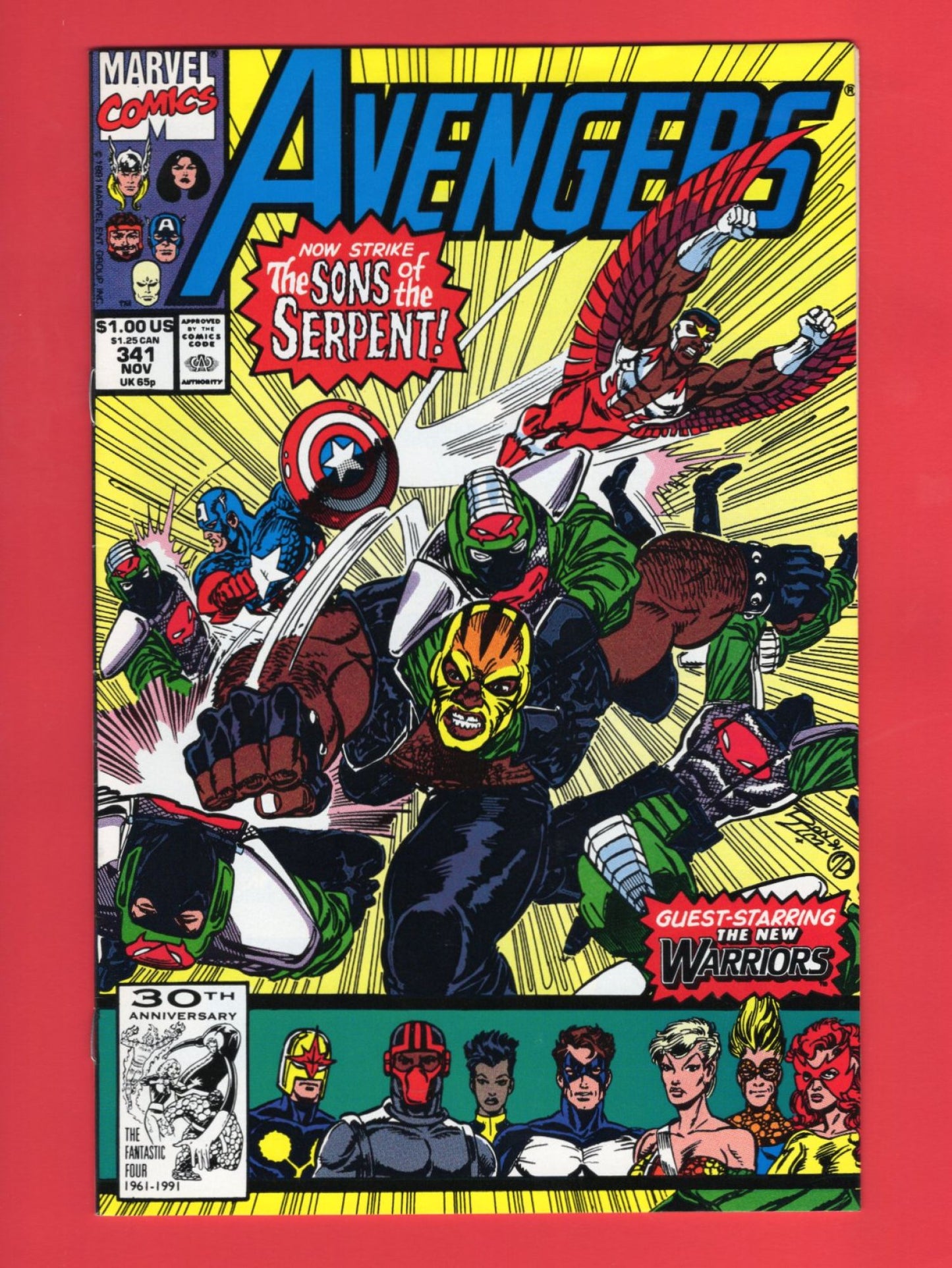Avengers #341 (Nov 1991), 9.2 NM-
