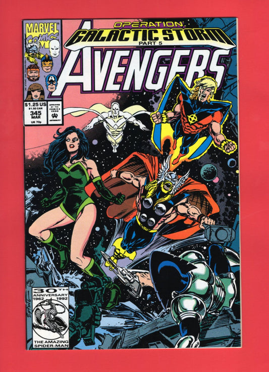 Avengers #345 (Mar 1992), 9.2 NM-