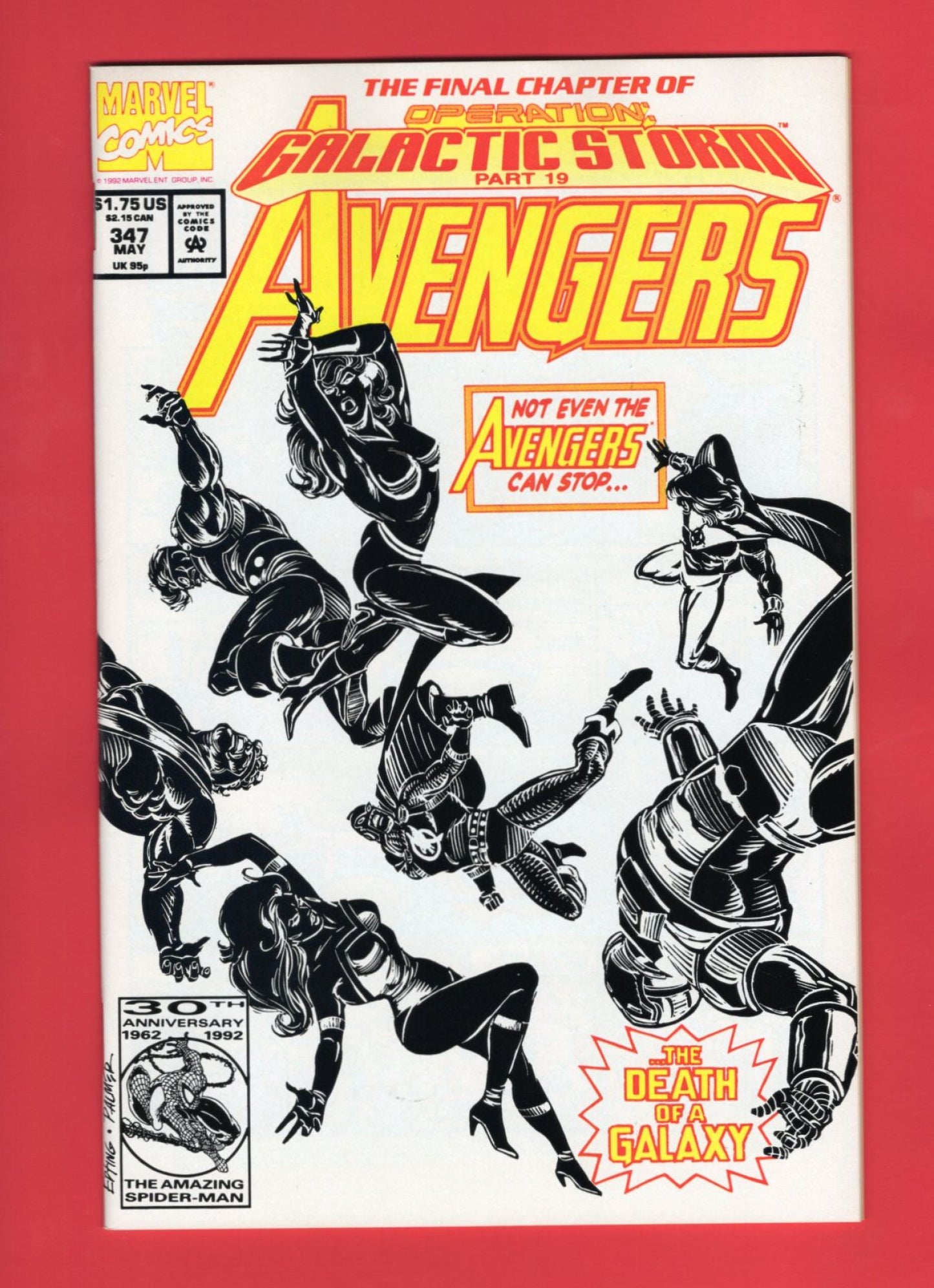 Avengers #347 (May 1992), 9.2 NM-