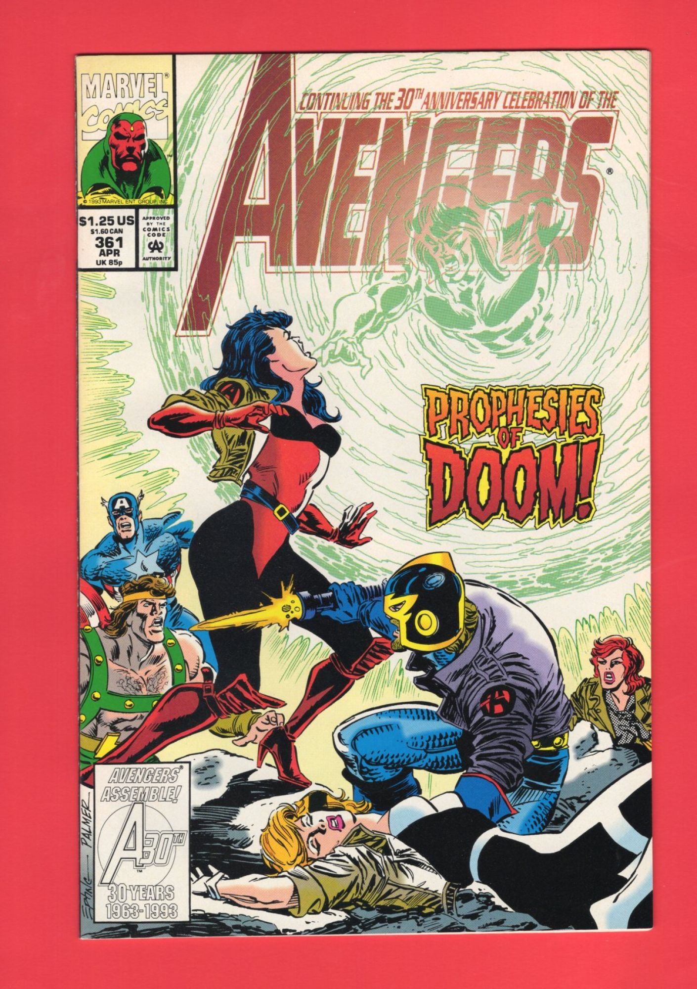 Avengers #361 (Apr 1993), 9.2 NM-