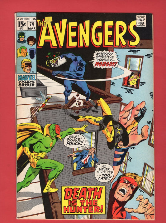 Avengers #74 (Mar 1970), 7.5 VF-