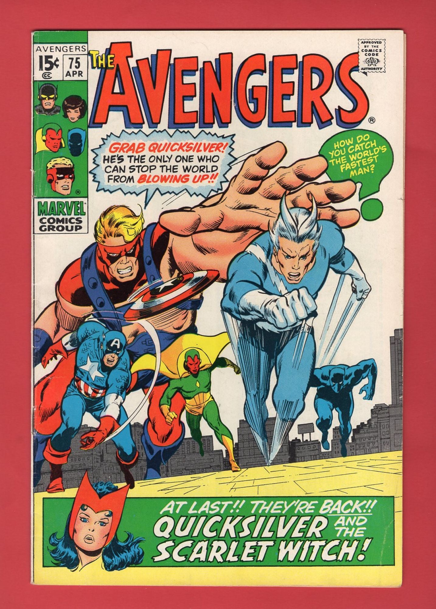Avengers #75 (Apr 1970), 5.0 VF/FN