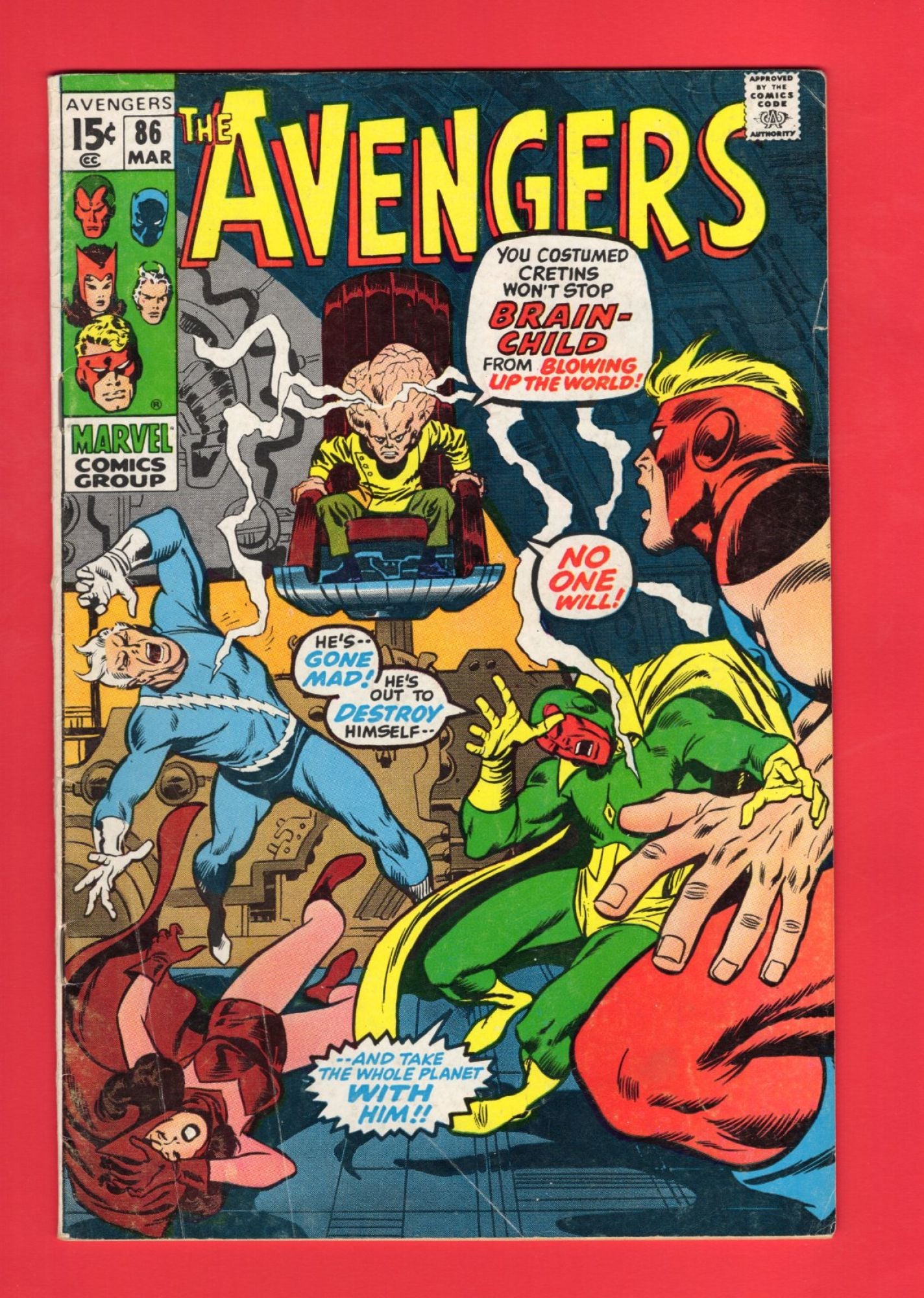 Avengers #86 (Mar 1971), 4.5 VG+