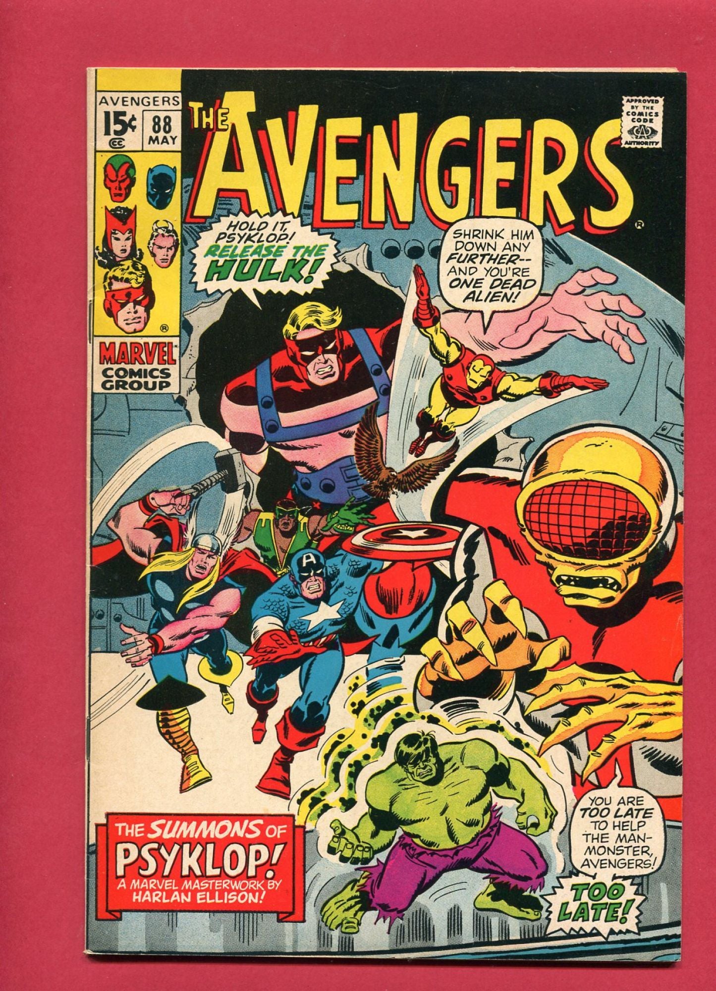 Avengers #88 (May 1971), 7.0 FN/VF