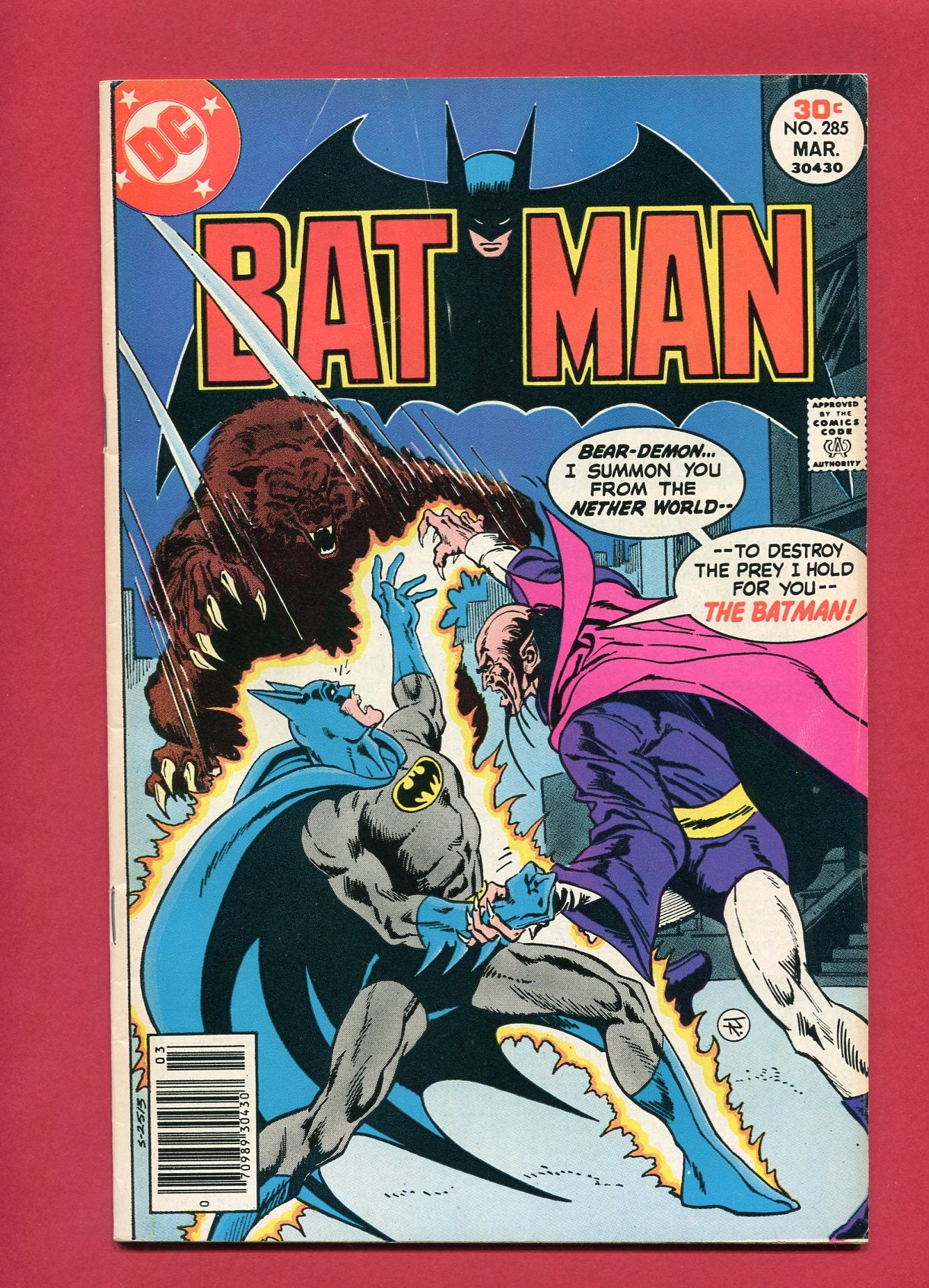Batman #285 (Mar 1977), 6.5 FN+