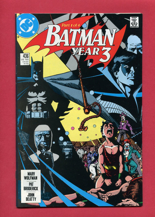 Batman #436 (Aug 1989), 6.5 FN+