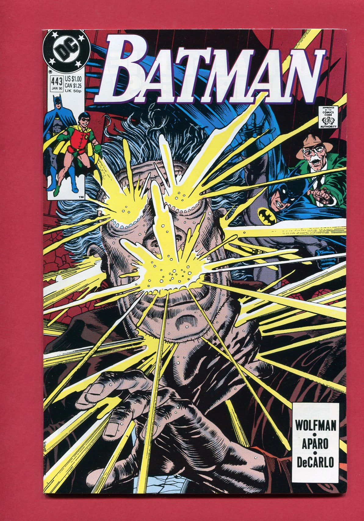 Batman #443 (Jan 1990), 9.2 NM-