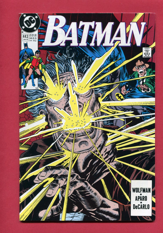 Batman #443 (Jan 1990), 9.2 NM-