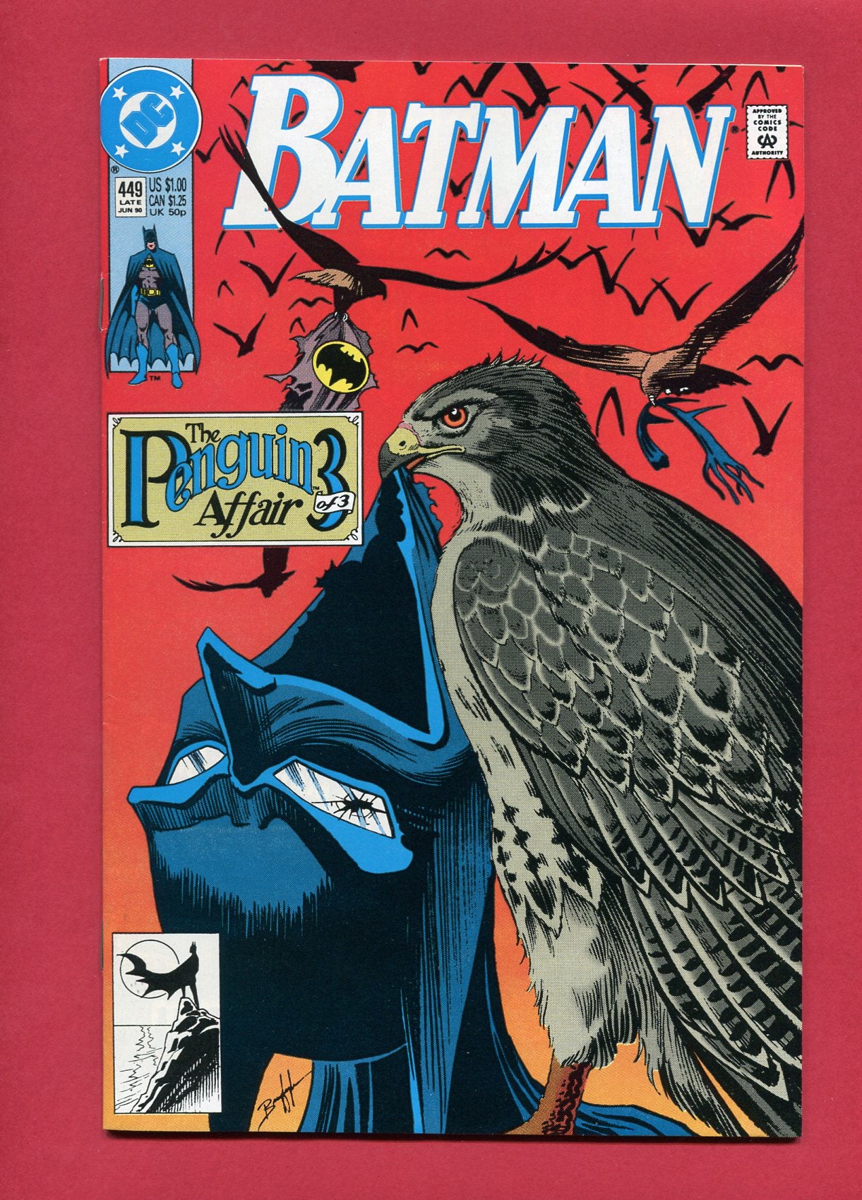 Batman #449 (Jun 1990), 9.2 NM-