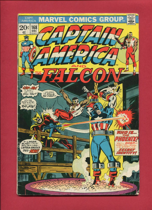 Captain America #168 (Dec 1973), 4.5 VG+